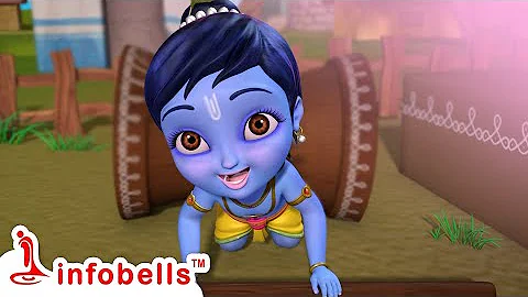 குறும்பு கண்ணா, நீ மிகவும் நல்ல பிள்ளை தான் - Krishna Song | Tamil Rhymes for Children | Infobells