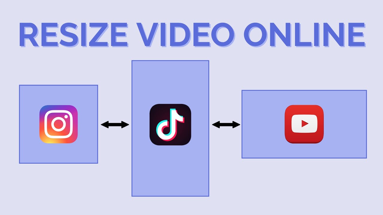 How To Resize Video For Any Social Media Instagram Tiktok Facebook Youtube Online Resizer Youtube