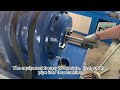 Taper end forming machine