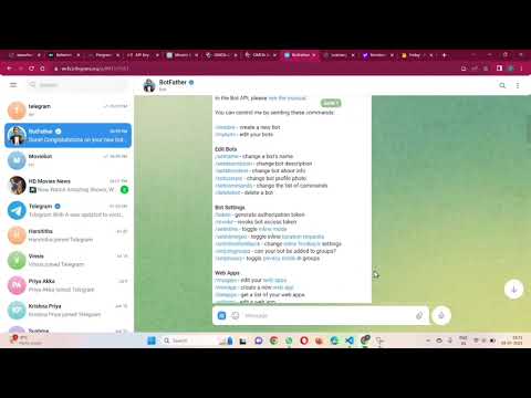Telegram chatbot on Movies using node js and firestore Database