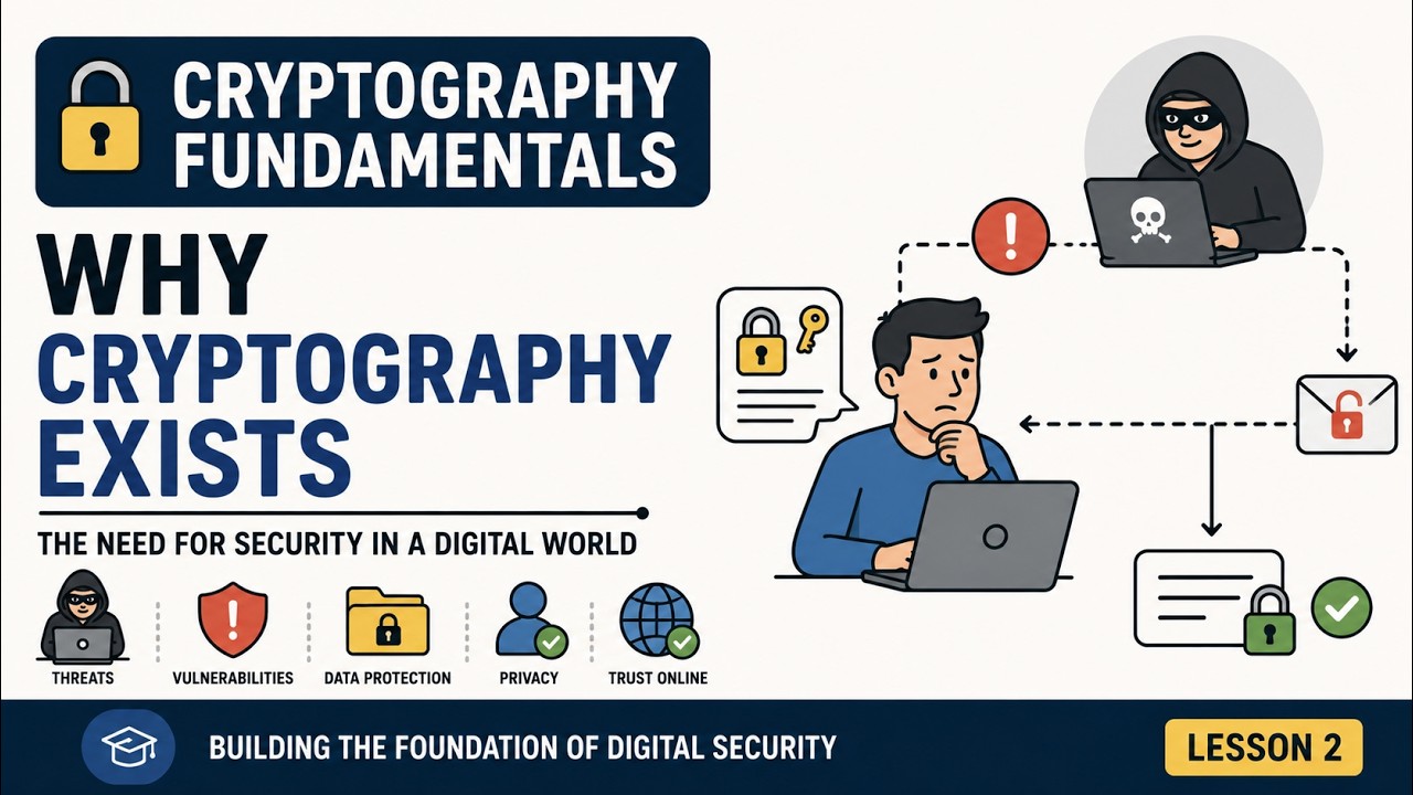 Why Cryptography Exists | Cryptography Fundamentals - YouTube