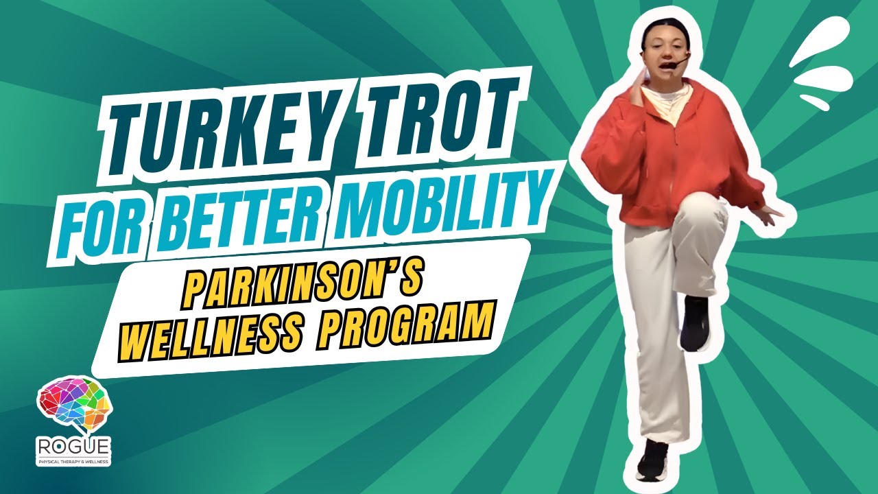 Видео с упражнениями для борьбы с болезнью Паркинсона: бег «индюшачьей рысью» для улучшения подви...