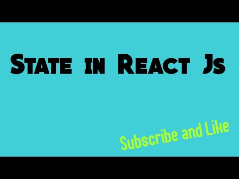 What is state in React Js?