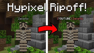 So I got YouTube rank on a Hypixel ripoff server...