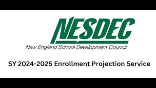 NESDEC Enrollment Projection Reports