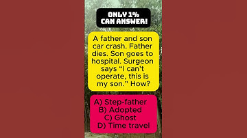 “I Can’t Operate, This Is My Son” 🧑⚕️ | Riddle Solution | IQ VistaX #iqvistax #logicpuzzle #riddle