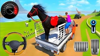 Farm Animal Truck Driving Game 3D - Real Zoo Transport Truck Driving Games - Android Gameplay  screenshot 2