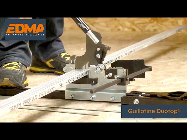 Duotop - Guillotine À Rails Et Montants De 48 mm Et Tiges Filetées De 6 mm  (M6) - Manubricole