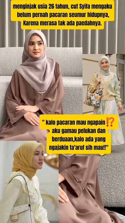 di usianya yang sudah menginjak 26 tahun cut Syifa mengaku belum pernah pacaran!! #viral #shorts