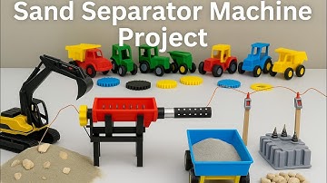 "🚜 Sand Filter & Separator Machine Project 🏗️ | DIY Sand Separation System"
