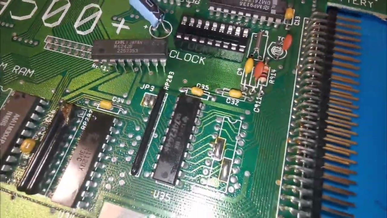 Amiga 500 rev. 8a RTC mod