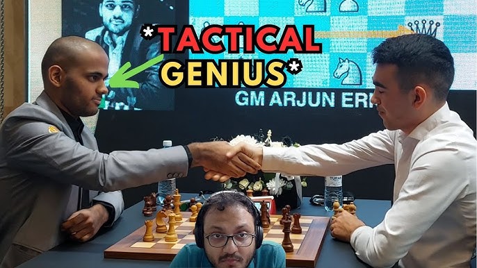 Vladimir Kramnik vs Arjun Erigaisi, A Game of Extreme Nerves, Satty  Zhuldyz Blitz, Kazakhstan, chess, video recording