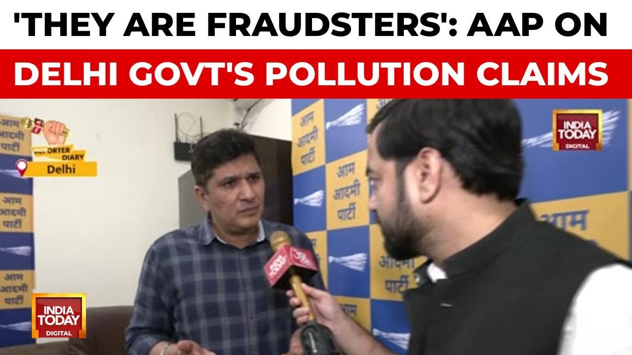 Delhi Pollution War: AAP Calls BJP Govt 'Fraudsters' Over 'Fake' Yamuna, Artificial Rain