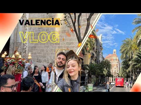 Büyük İspanya TURU / Valencia treni, otel odası, gezi - Dini bir ritüele denk geldik! #spain #vlog