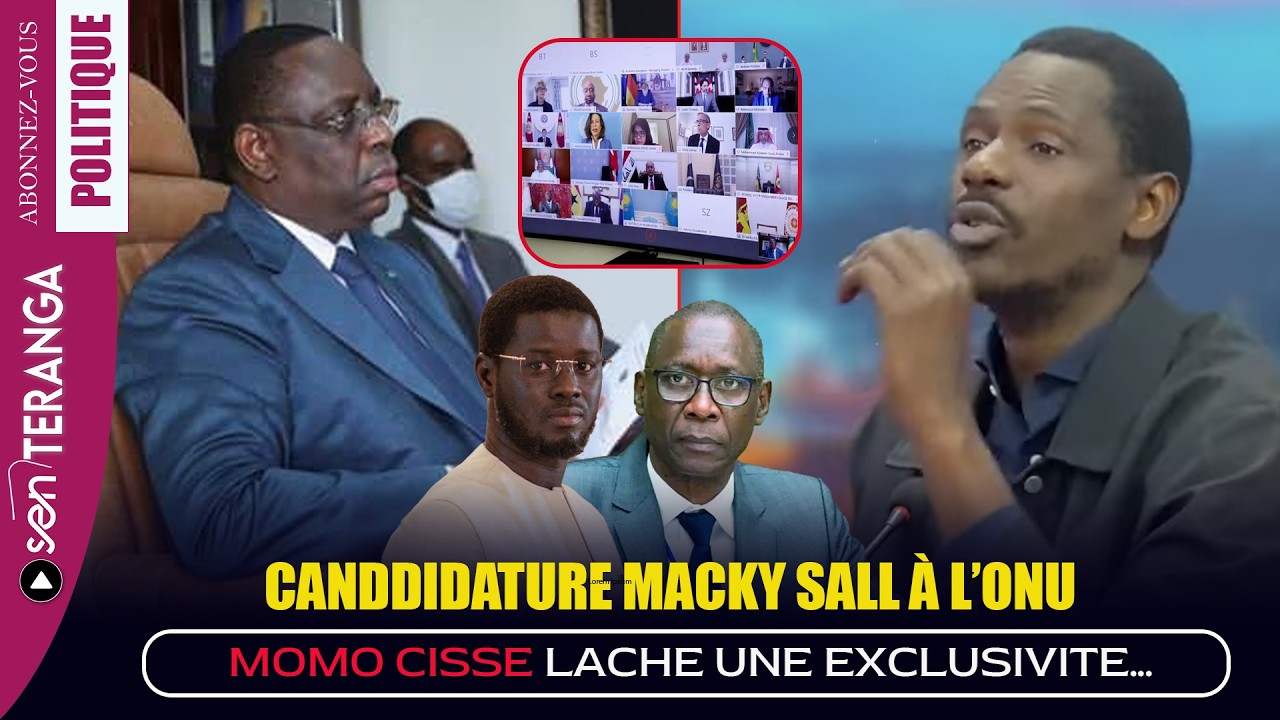 Candidature de Macky à l'ONU : Momo Cisse lâche une exclu « La video conference a été tenu… »