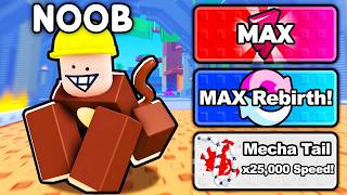 NOOB to PRO with EVERY GAMEPASS in +1 Speed Monkey Escape!