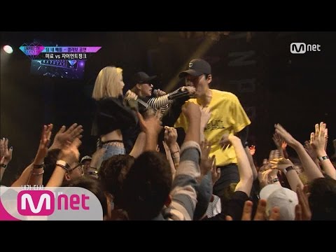 UNPRETTY RAPSTAR vol.3 [7회] ′가서 찢어!′ 100 - 미료&자이언트핑크&블랙넛 @ #7 트랙 콜라보 미션 160909 EP.7