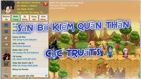 Ngọc Rồng Online - Cầm set kakarot săn bư lượm quần thần linh version tàn sát