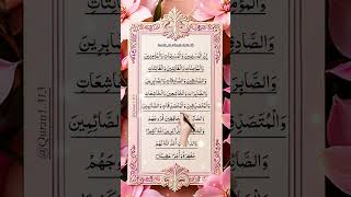 The Path to Eternal Reward 🌿 | Surah Al-Ahzab (33:35)#Quran313 #surahalahzab #shorts