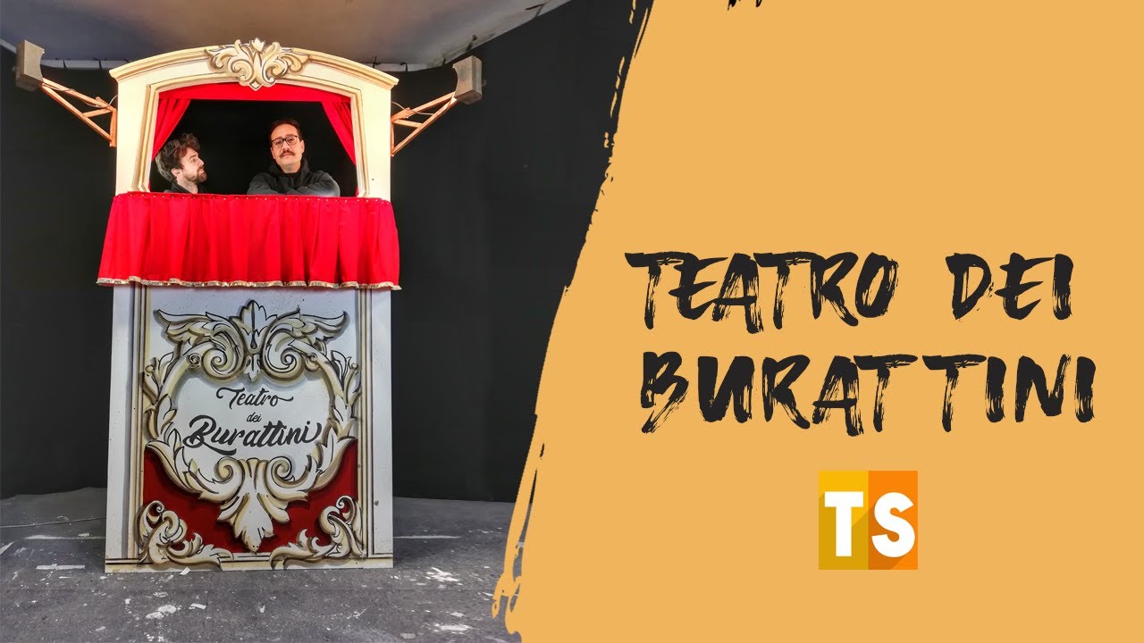 TEATRO DEI BURATTINI - ideazione e creazione di una baracca da guarattelle - Tuttascena