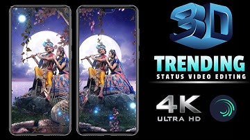 3D Trending Behind Object Status Video Editing || alight motion 4k Full Screen Moving Editing 2021