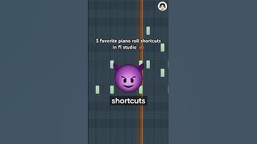5 favorite piano roll shortcuts in fl studio #fl