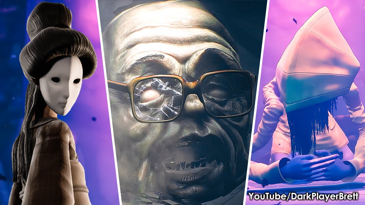 Маленькие Кошмары 1, 2, 3 - Все финальные боссы [4K]