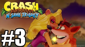 Crash Bandicoot N. Sane Trilogy Gameplay Walkthrough Part 3 - Crash 1 Ending & Final Boss