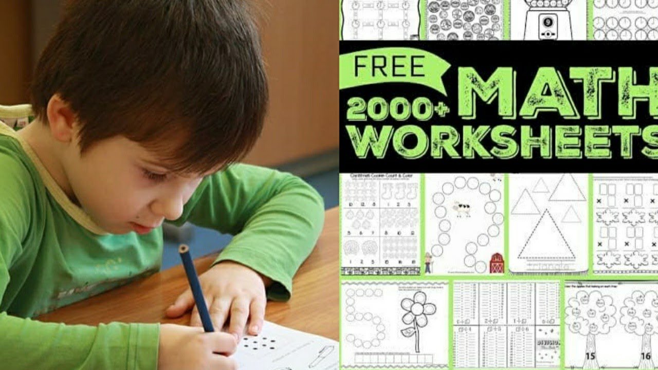 Math Lesson 123 DIY Math 123 Worksheets for Toddlers || बच्चों के Revision के लिए 123 ...