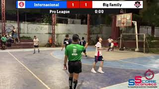 Resumen Tabla Baja Pro Leaguefut5 Internacional Big Family