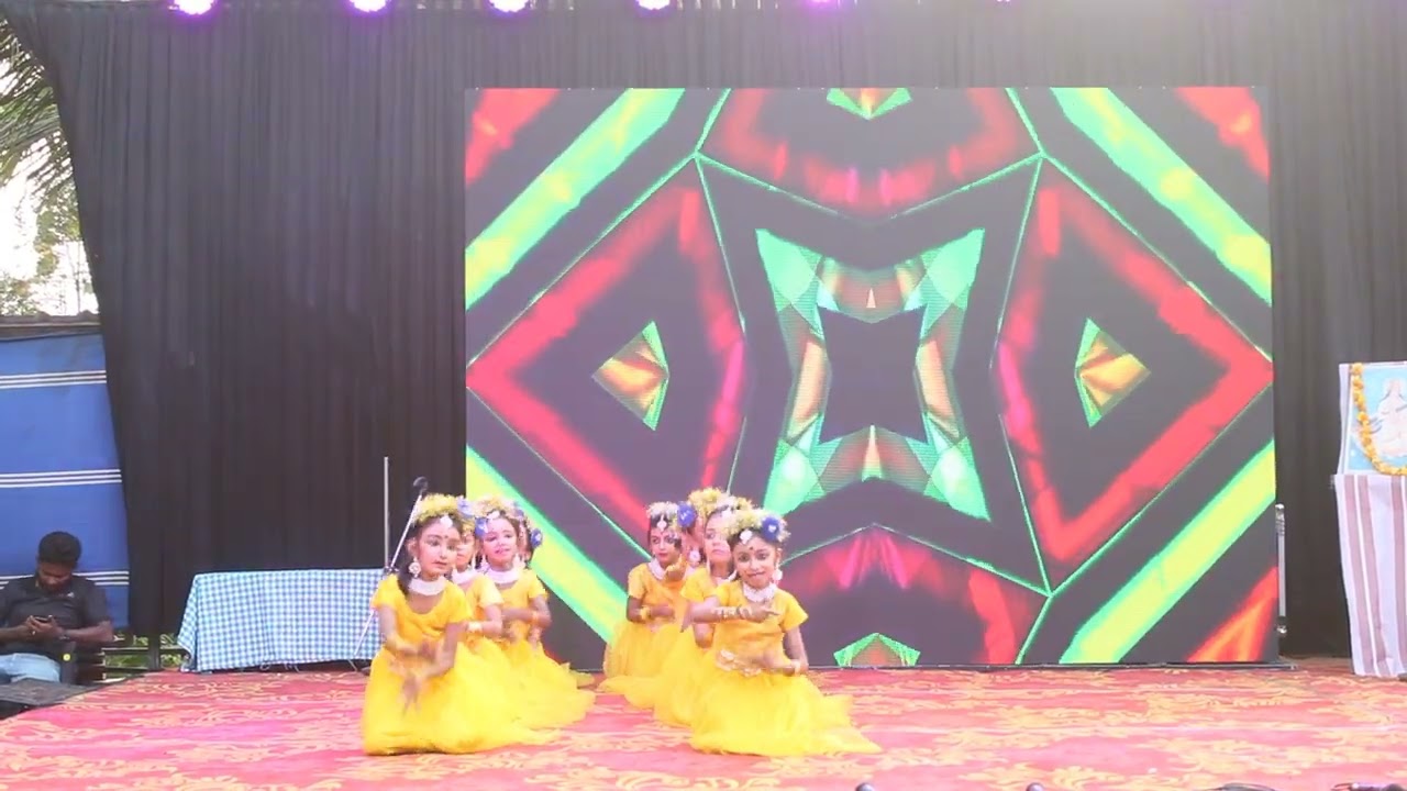 Paru's annual day group dance- vellaram kunnile pullimane#annualdaydance #groupdance#kidsgroupdance