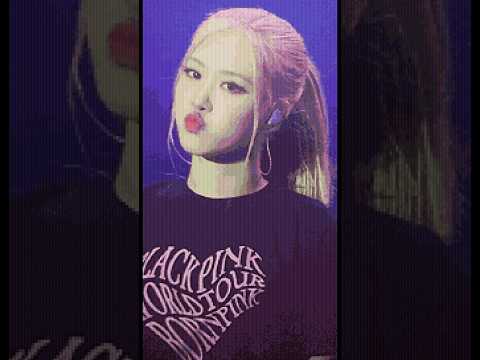 Rosé from BLACKPINK in cross stitch 🌹  #BLACKPINK #Rosé #crossstitch #kpop
