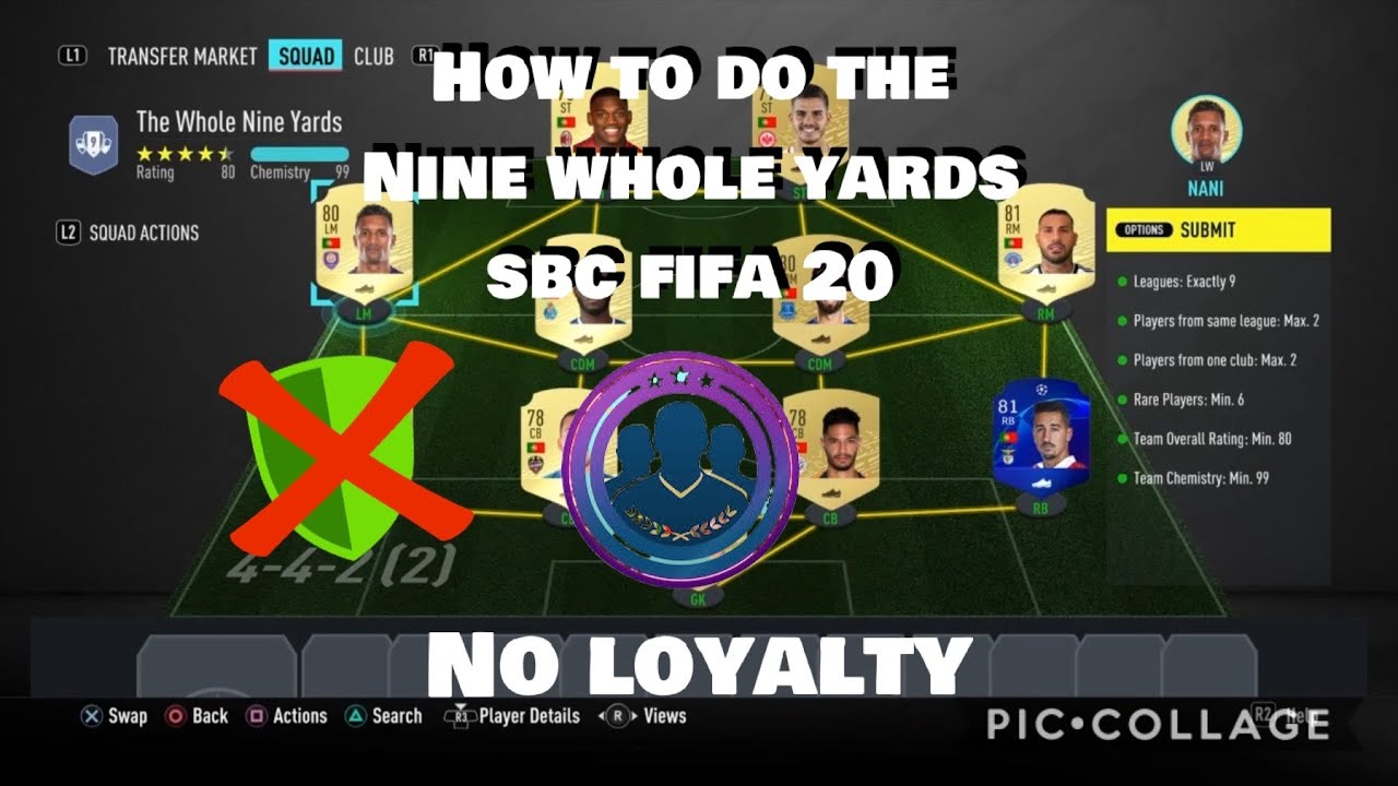 Fifa 20 The Whole Nine Yards