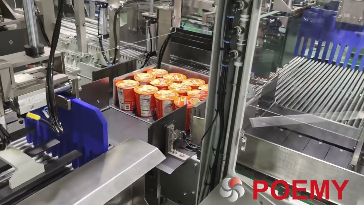 Cup & Bowl Noodles Case Packer for USA Market