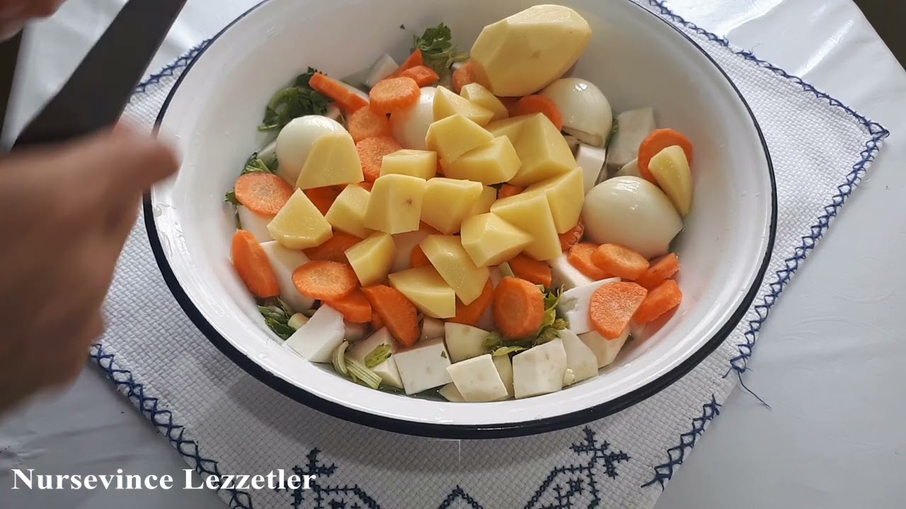 Terbiyeli Kereviz Yemeği Nasıl Pişirilir ?Nefis yemektarifleri #izmir
