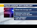 SFPD asking public for information on storage unit burglary
