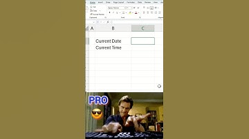 Insert Date & Time Instantly in Excel ⏱ | Excel Shortcut You MUST Know! #shorts #youtubeshorts