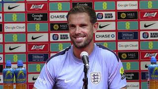 ENGLAND PRESS CONFERENCE: Jordan Henderson: England v Croatia: World Cup 2026