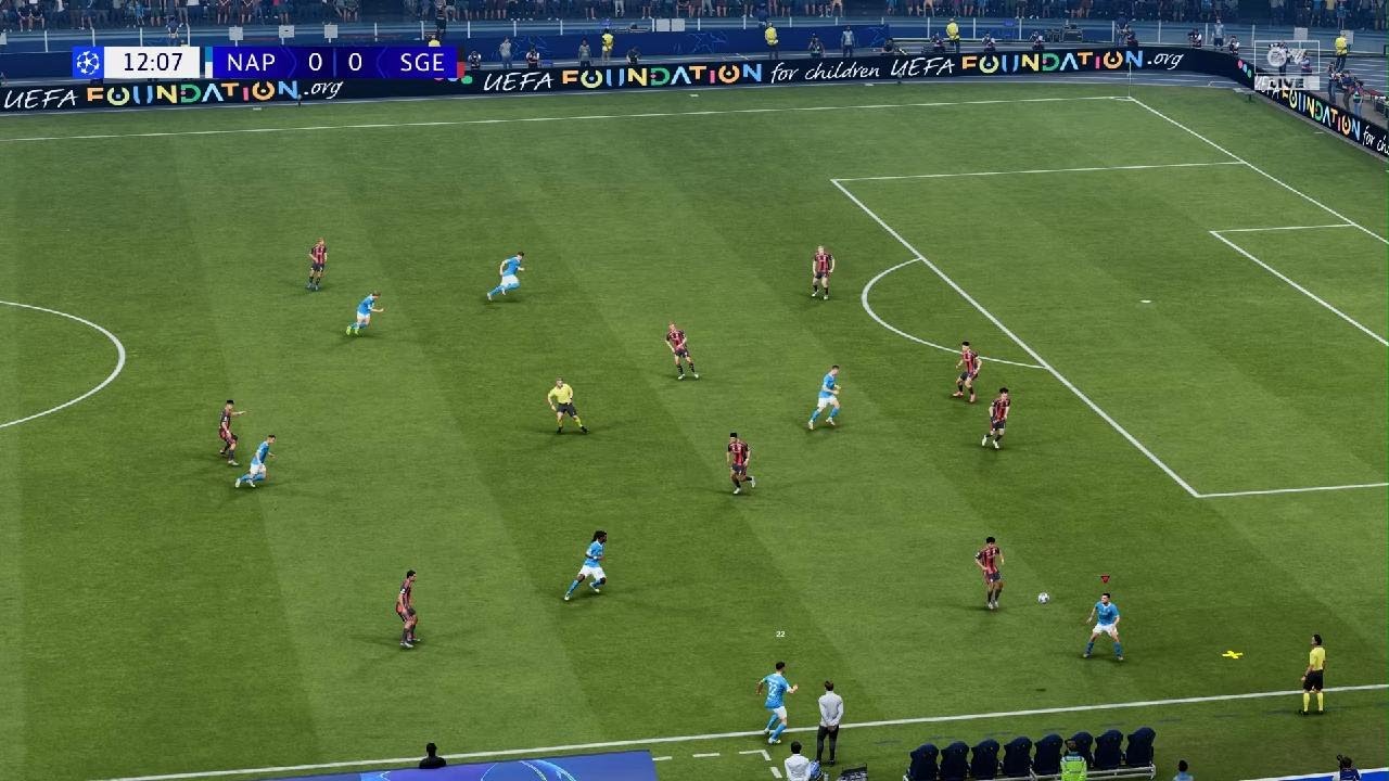 EA SPORTS FC 26 Napoli - Eintracht. Realistic sliders