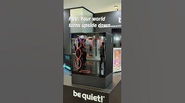 Would you go for it? 👀 | be quiet! #LightBaseStand #newproject #Computex2025