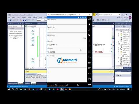 Video [Học xamarin] Hướng dẫn thực hành lập trình xamarin... - YouTube