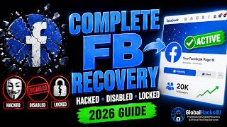 Complete Facebook Recovery Guide (2026) — Hacked, Disabled, Locked Out