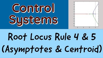 12.5 Root Locus Rule 4 & 5 (Asymptotes & Centroid)
