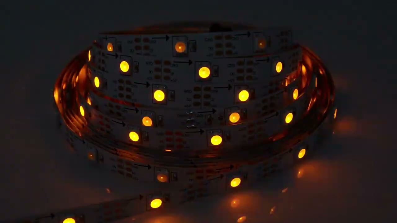 DC24 60LEDs 3014smd 8mm pcb width warm white led strip