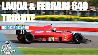 81st Goodwood Members Meeting | Demo Special| Niki Lauda Tribute \& Gerhard Berger\/Ferrari 640 Moment