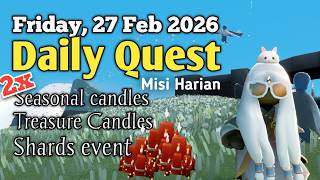 Sky Daily Quest today - Daylight Prairie 27 feb 2026 | Sky Children of the Light | Sandwichies Ch screenshot 3
