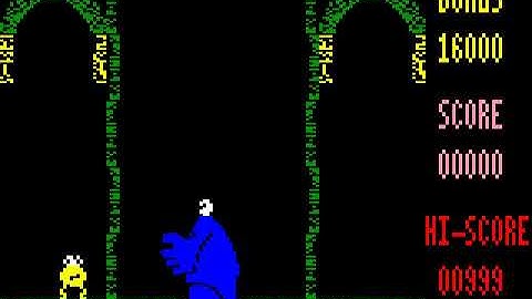 Through the Trap Door - Amstrad CPC - Gameplay 🎮