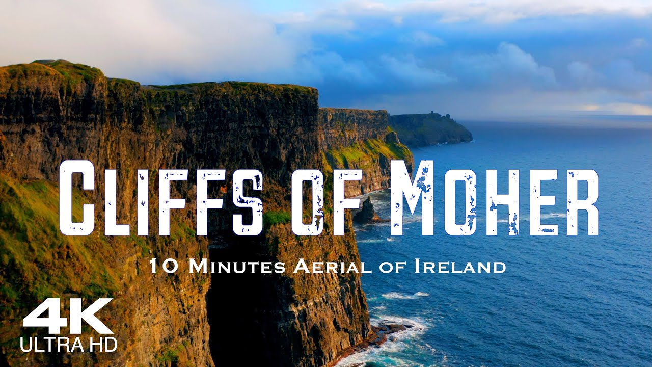 CLIFFS OF MOHER 🇮🇪 Drone Aerial 4K | IRELAND Éire Aillte an Mhothair
