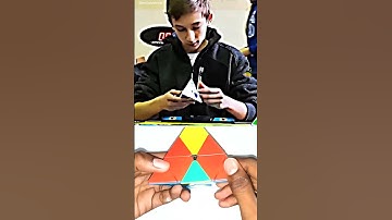 Pyraminx cube very fast solve  (👉 World recort 🙄 ) #viral #rubikscube