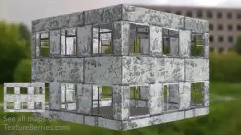 📸 Facade with broken windows-03, TEXTURE for 3Ds Max, Unreal Engine, Unity (seamless, transparency)